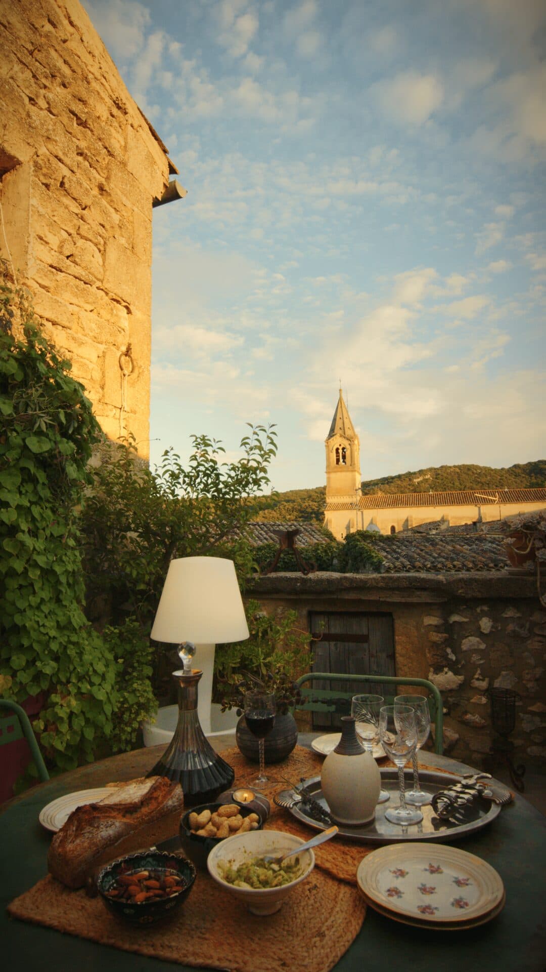 Table d'hôtes à Collias, cuisine de l'Uzège aux Chambres d'Élise