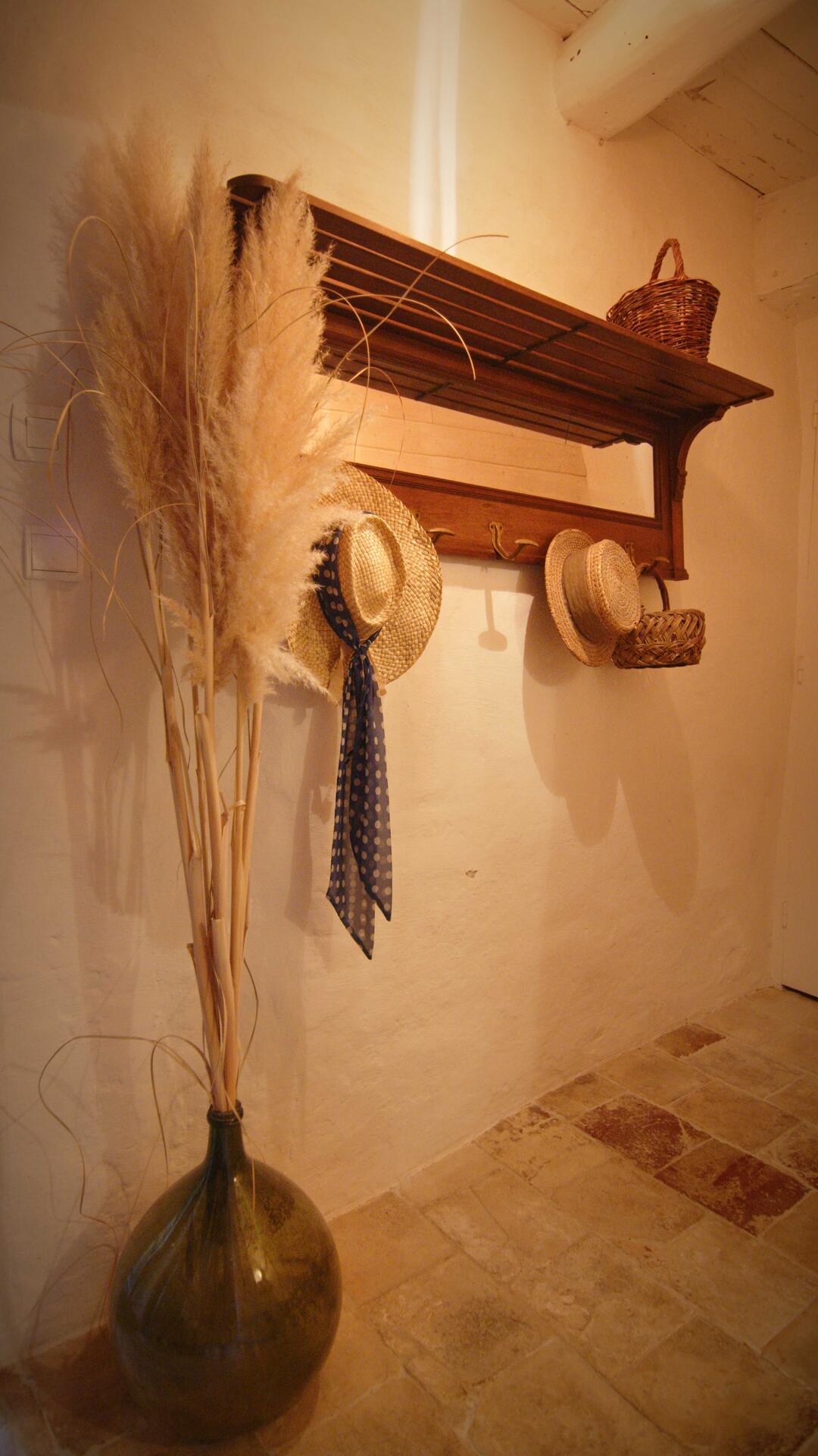Détails décoratifs de la maison d'hôtes