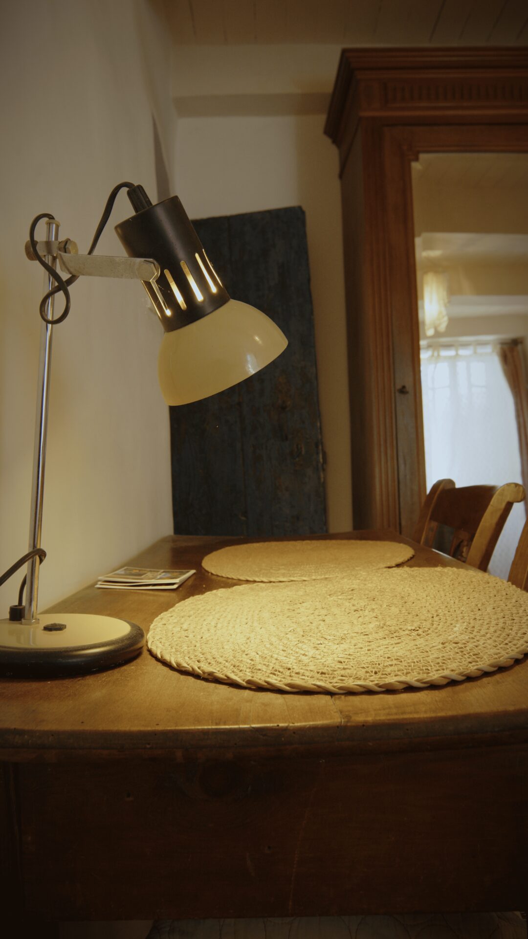 Espace de travail dans la Chambre Rose
